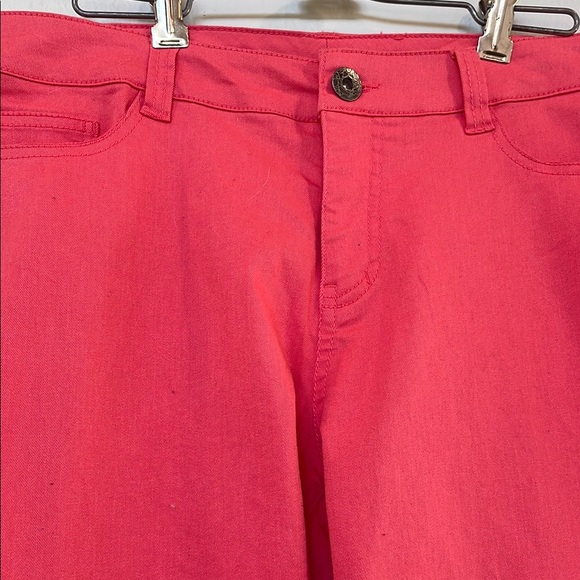 Vibrant Coral Bermuda Shorts - Picture 4 of 7